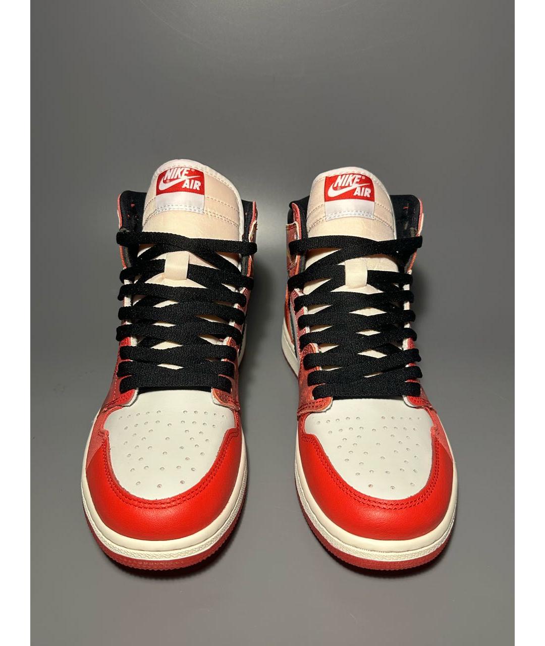 JORDAN Мульти кожаные высокие кроссовки / кеды, фото 2