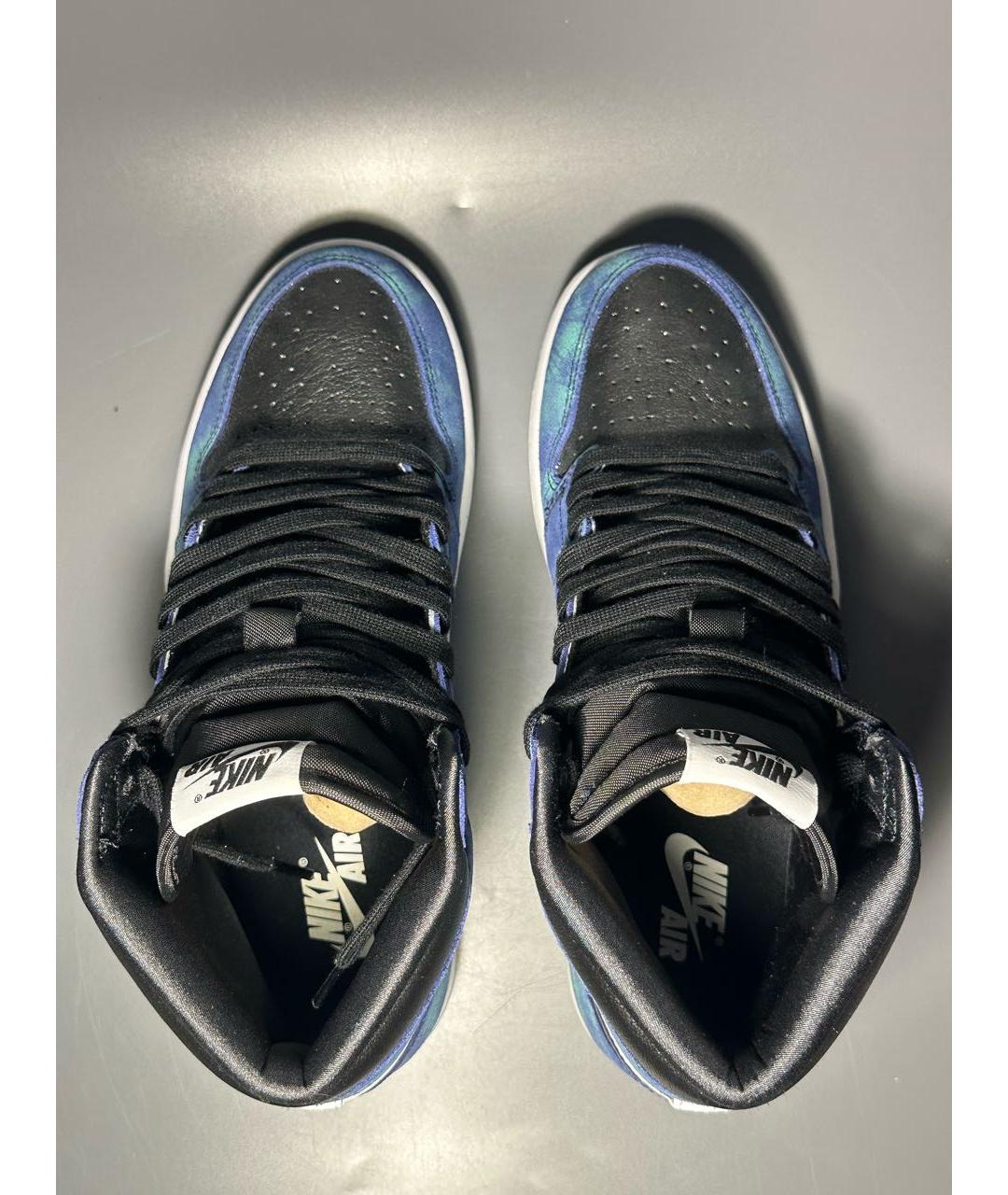 JORDAN Мульти кожаные высокие кроссовки / кеды, фото 3