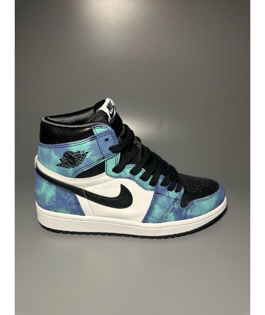 JORDAN Мульти кожаные высокие кроссовки / кеды, фото 9