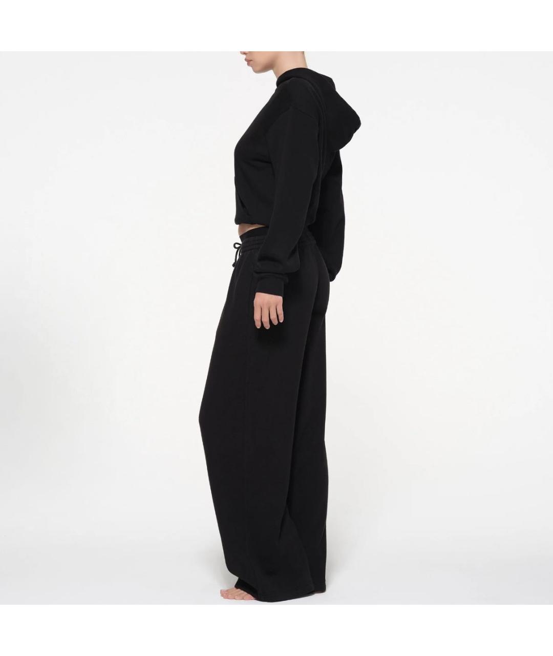 SKIMS Черные хлопковые спортивные брюки и шорты, фото 4