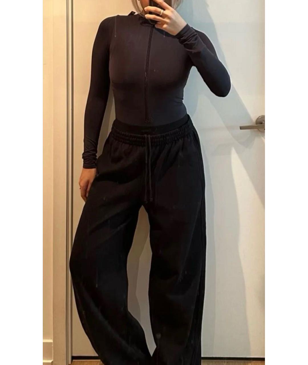 SKIMS Черные хлопковые спортивные брюки и шорты, фото 5