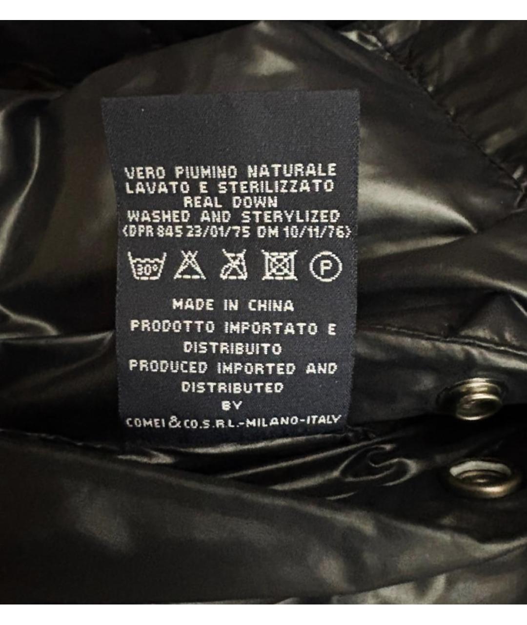 ADD Черный полиамидовый пуховик, фото 7
