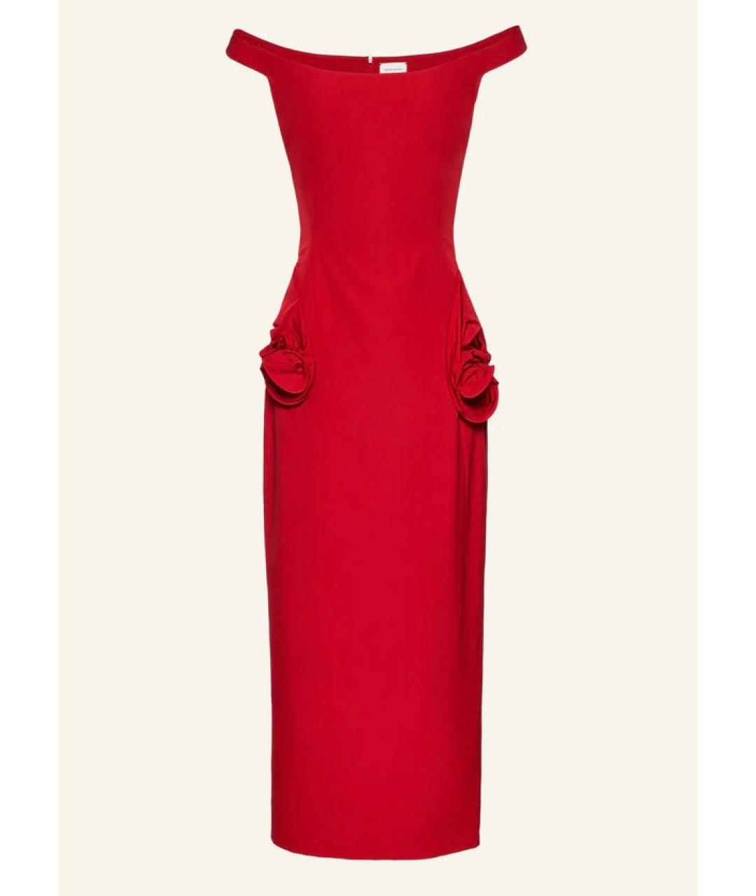 MAGDA BUTRYM Красное коктейльное платье, фото 5