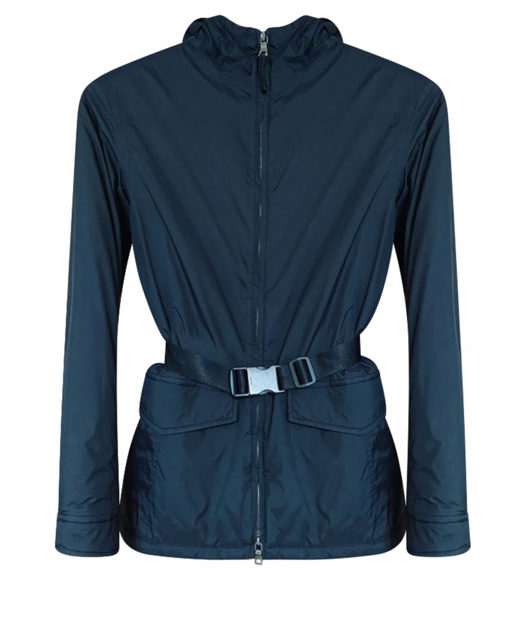 PRADA Черный полиэстеровый пуховик, фото 1