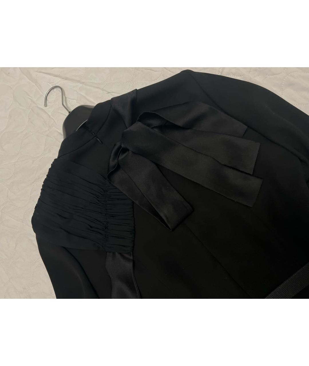 PRADA Черное вискозное коктейльное платье, фото 5