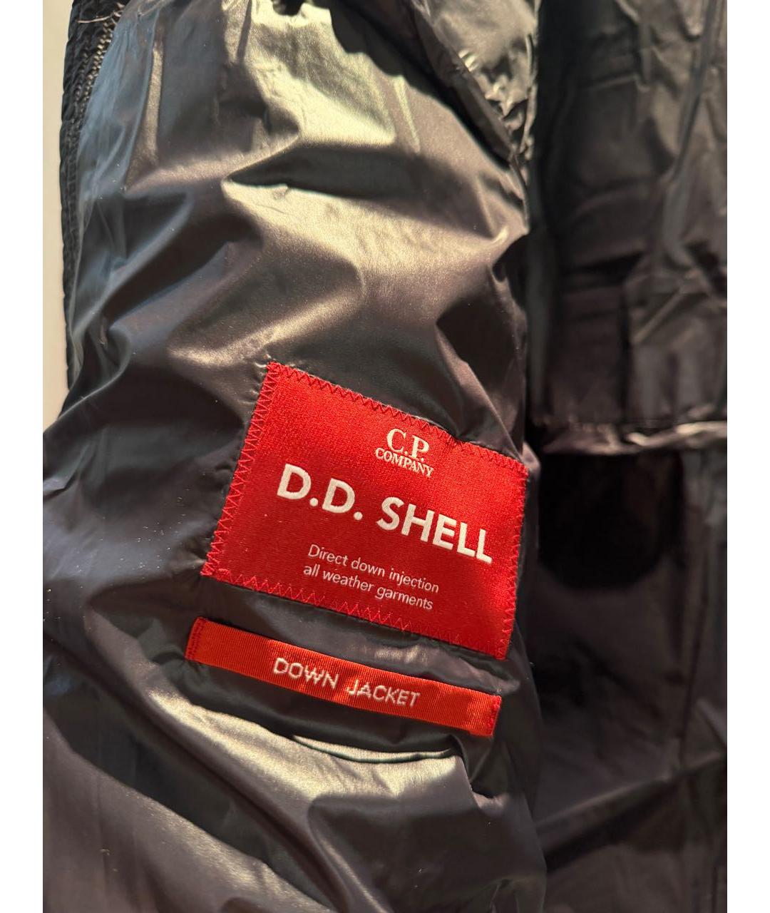 CP COMPANY Черный полиамидовый пуховик, фото 3
