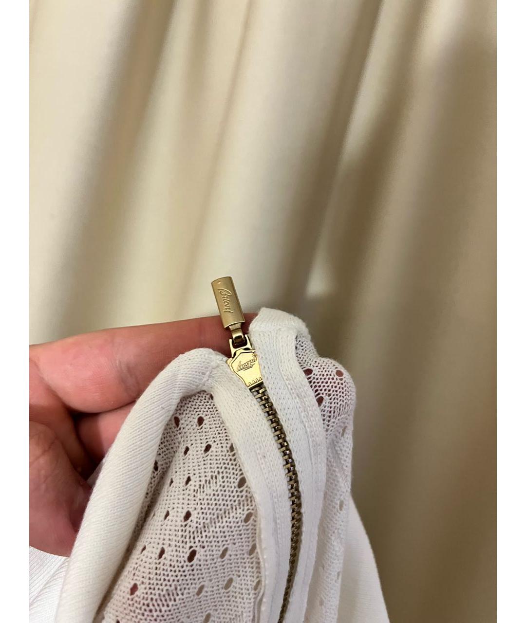 BRIONI Белый хлопковый джемпер / свитер, фото 6