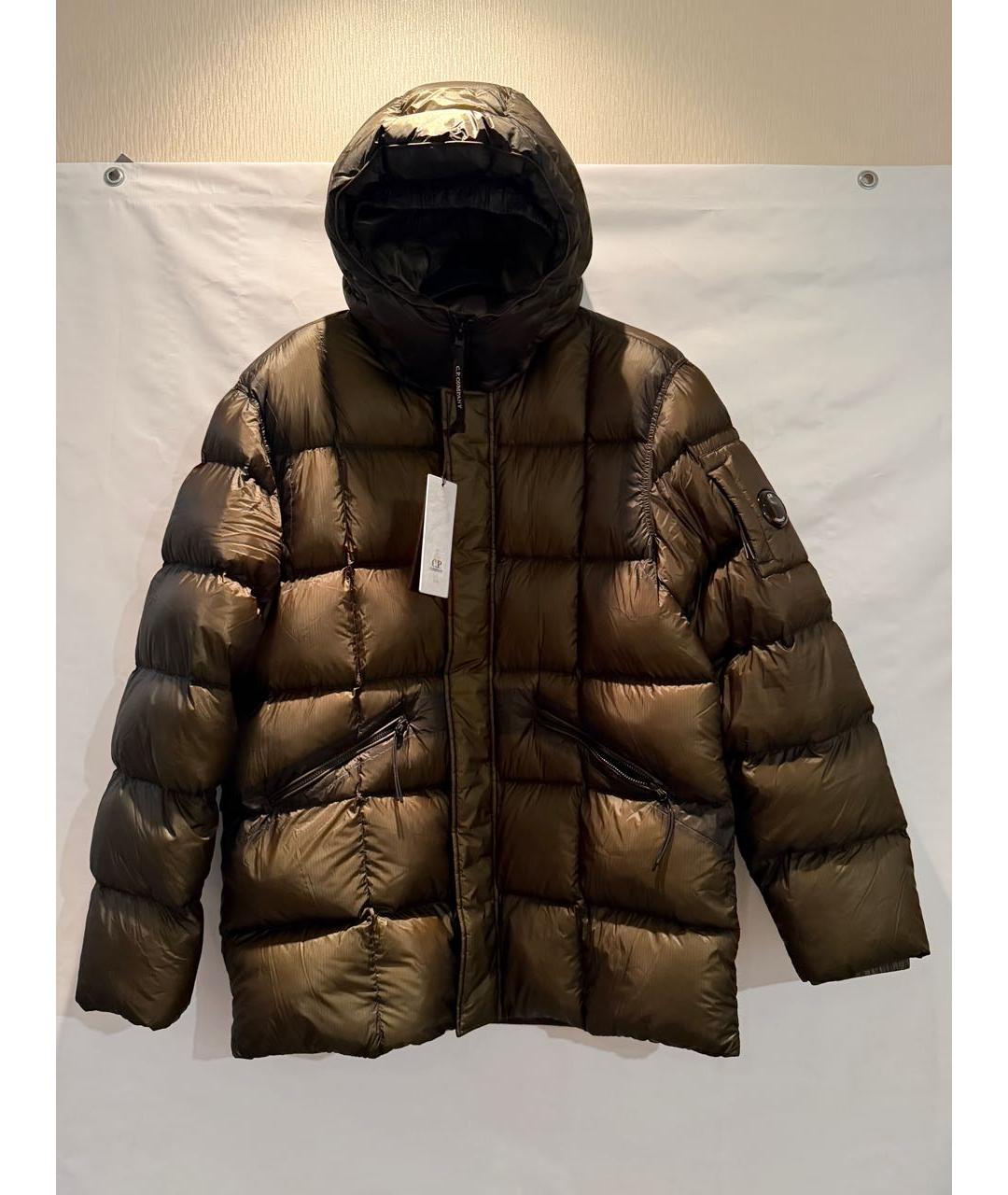CP COMPANY Хаки полиамидовый пуховик, фото 5