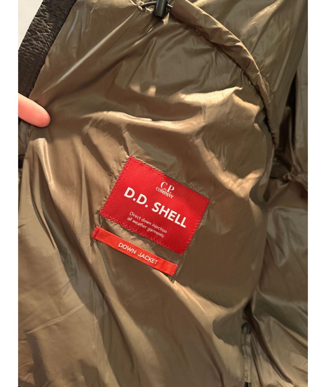CP COMPANY Хаки полиамидовый пуховик, фото 3