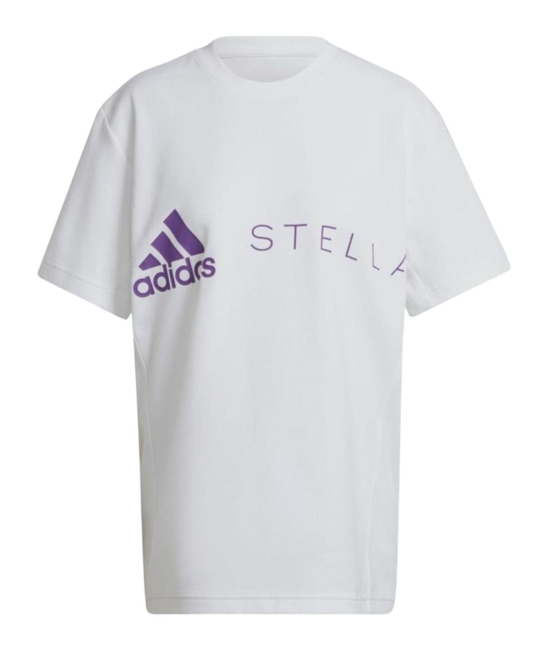 ADIDAS BY STELLA MCCARTNEY Белая хлопковая футболка, фото 1