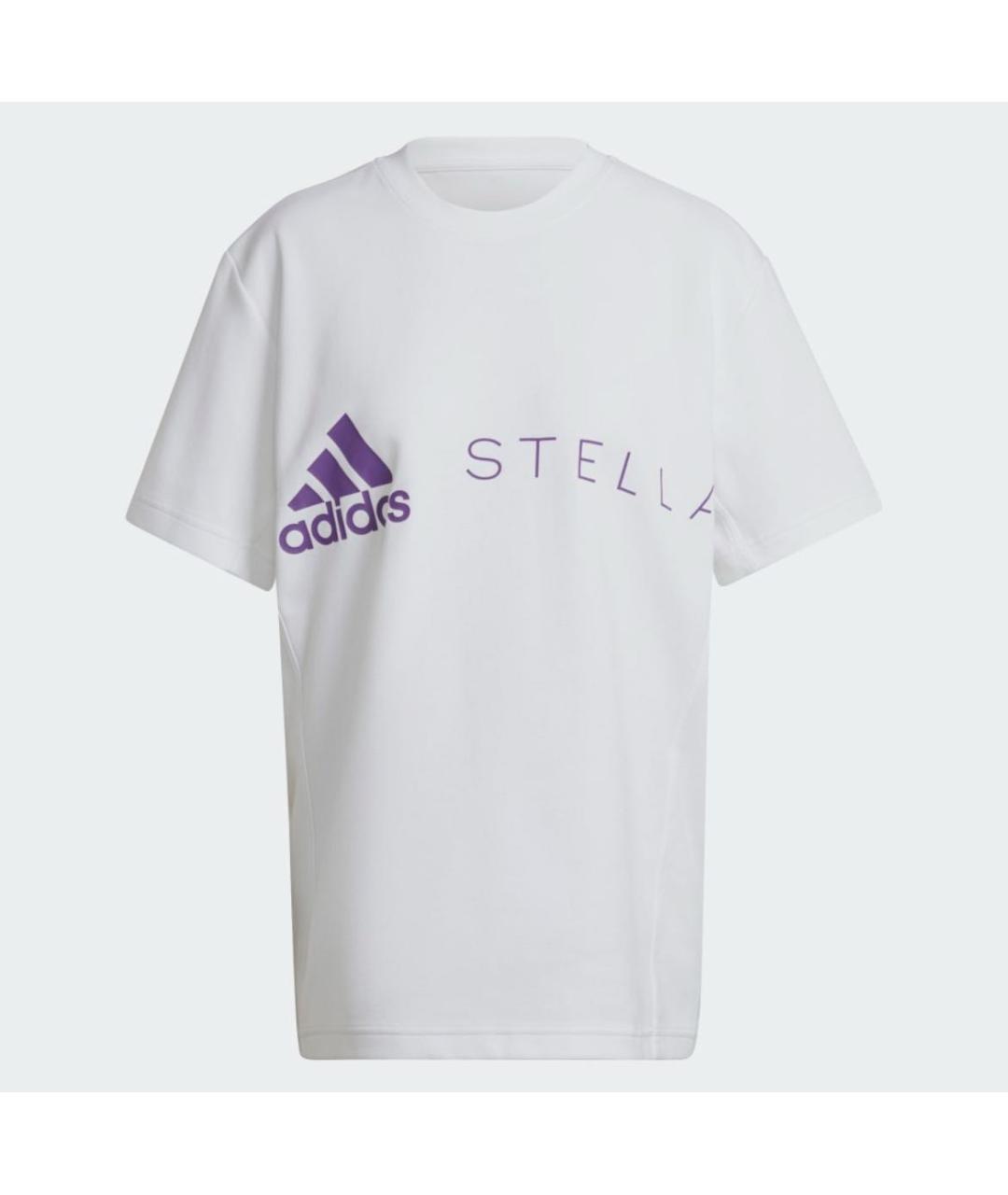 ADIDAS BY STELLA MCCARTNEY Белая хлопковая футболка, фото 9