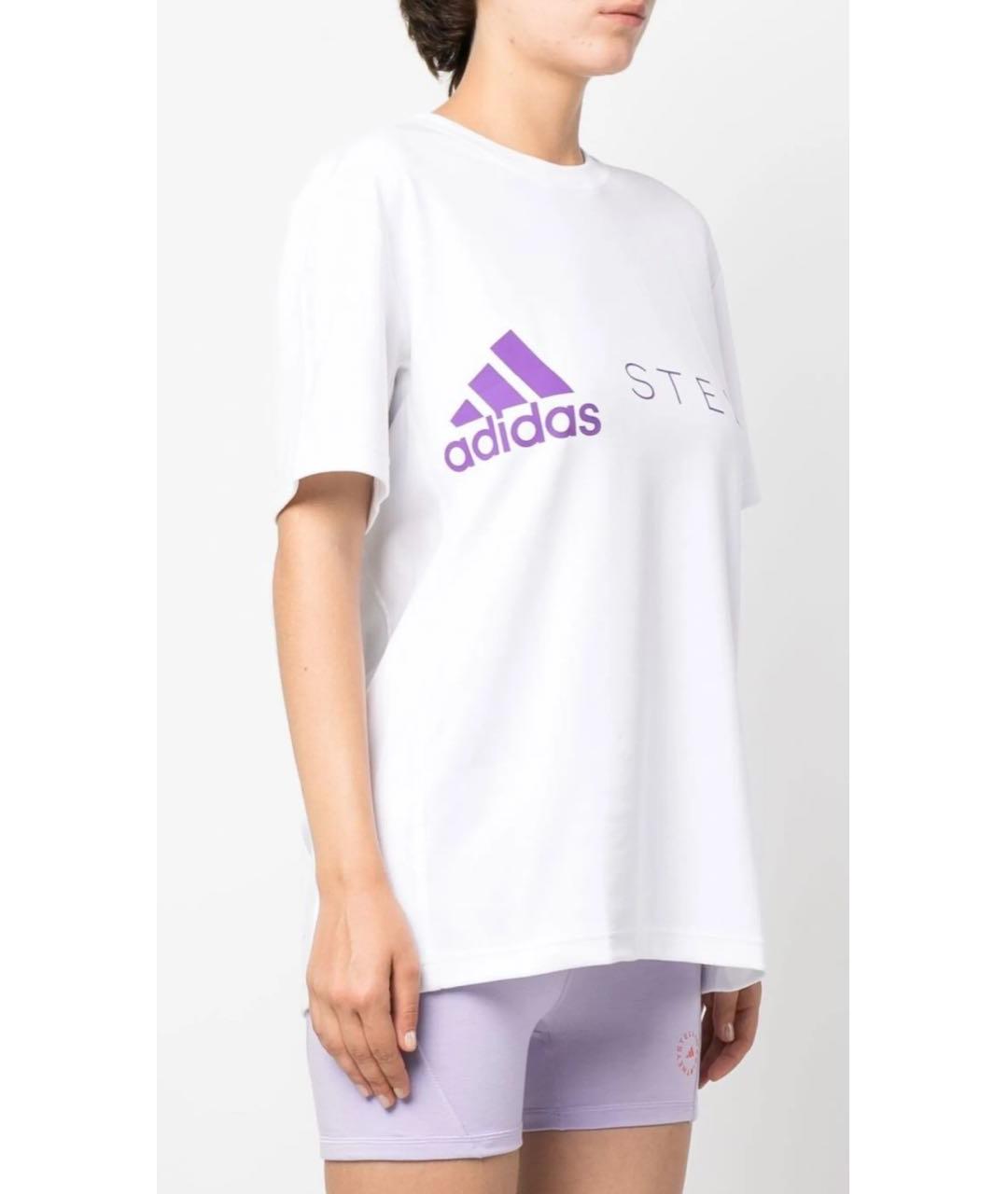 ADIDAS BY STELLA MCCARTNEY Белая хлопковая футболка, фото 7