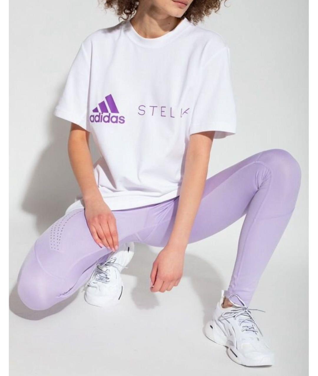 ADIDAS BY STELLA MCCARTNEY Белая хлопковая футболка, фото 6