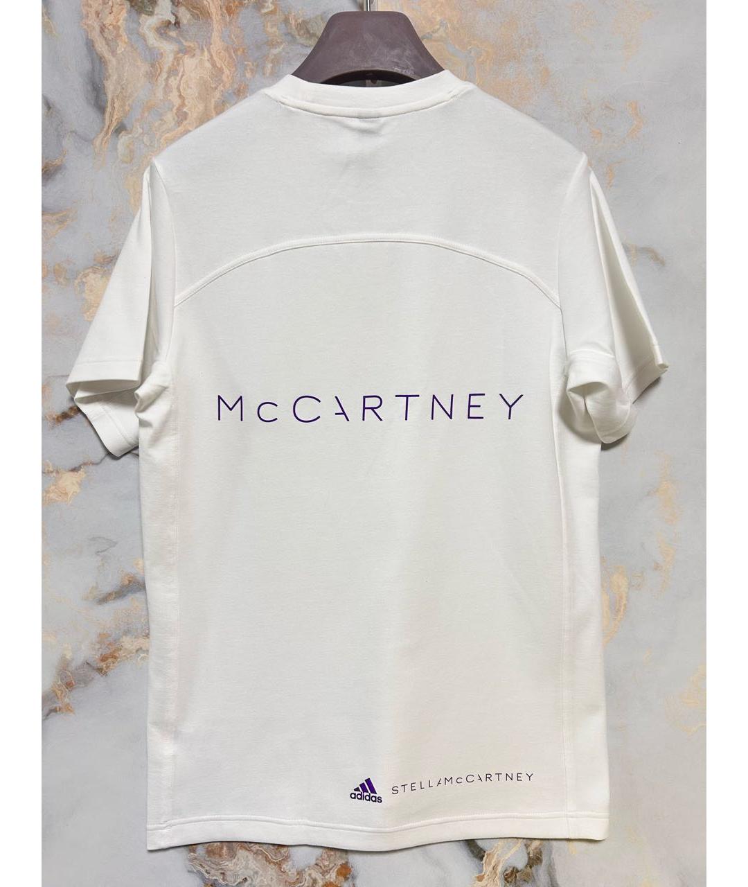 ADIDAS BY STELLA MCCARTNEY Белая хлопковая футболка, фото 5