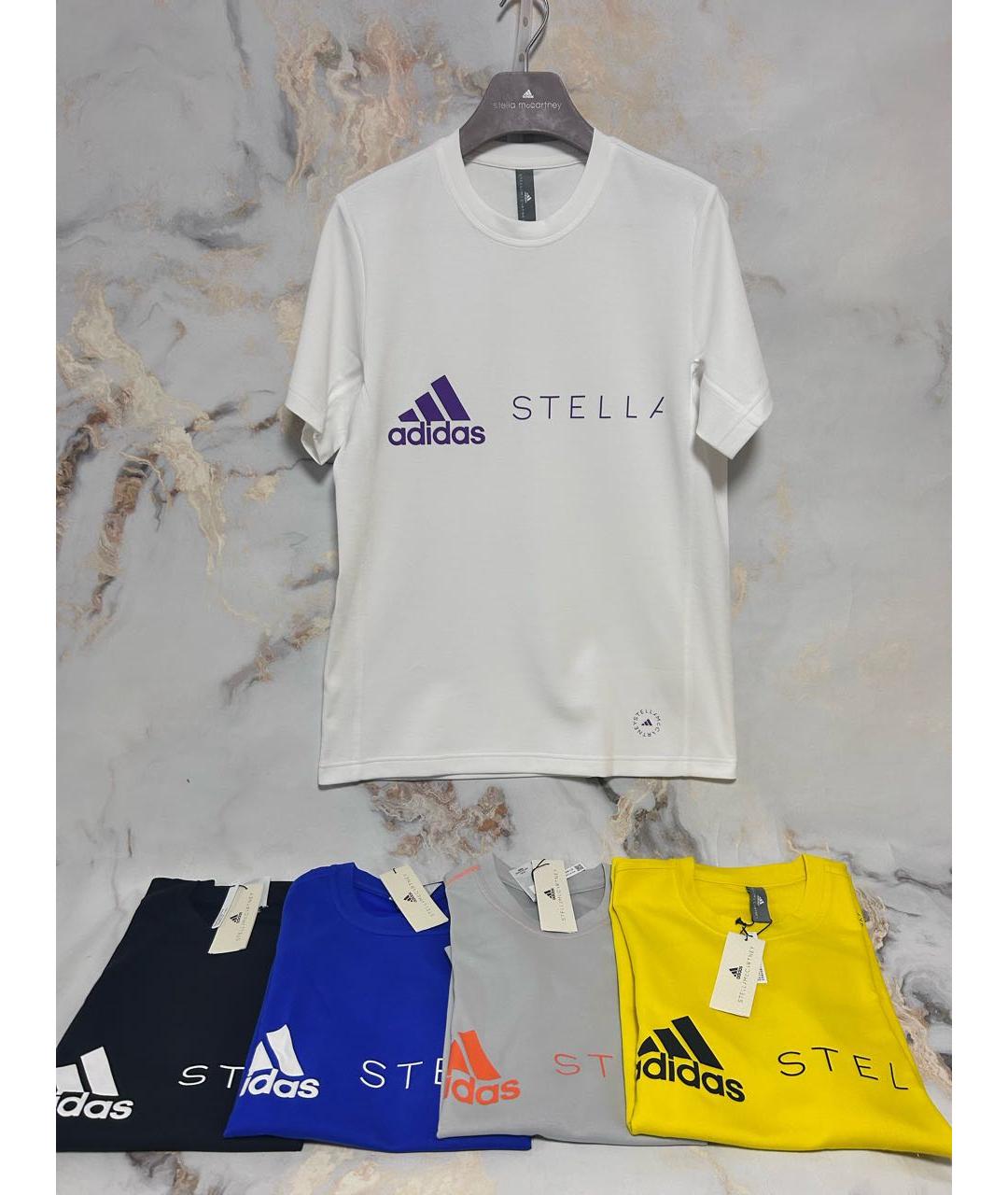 ADIDAS BY STELLA MCCARTNEY Белая хлопковая футболка, фото 3