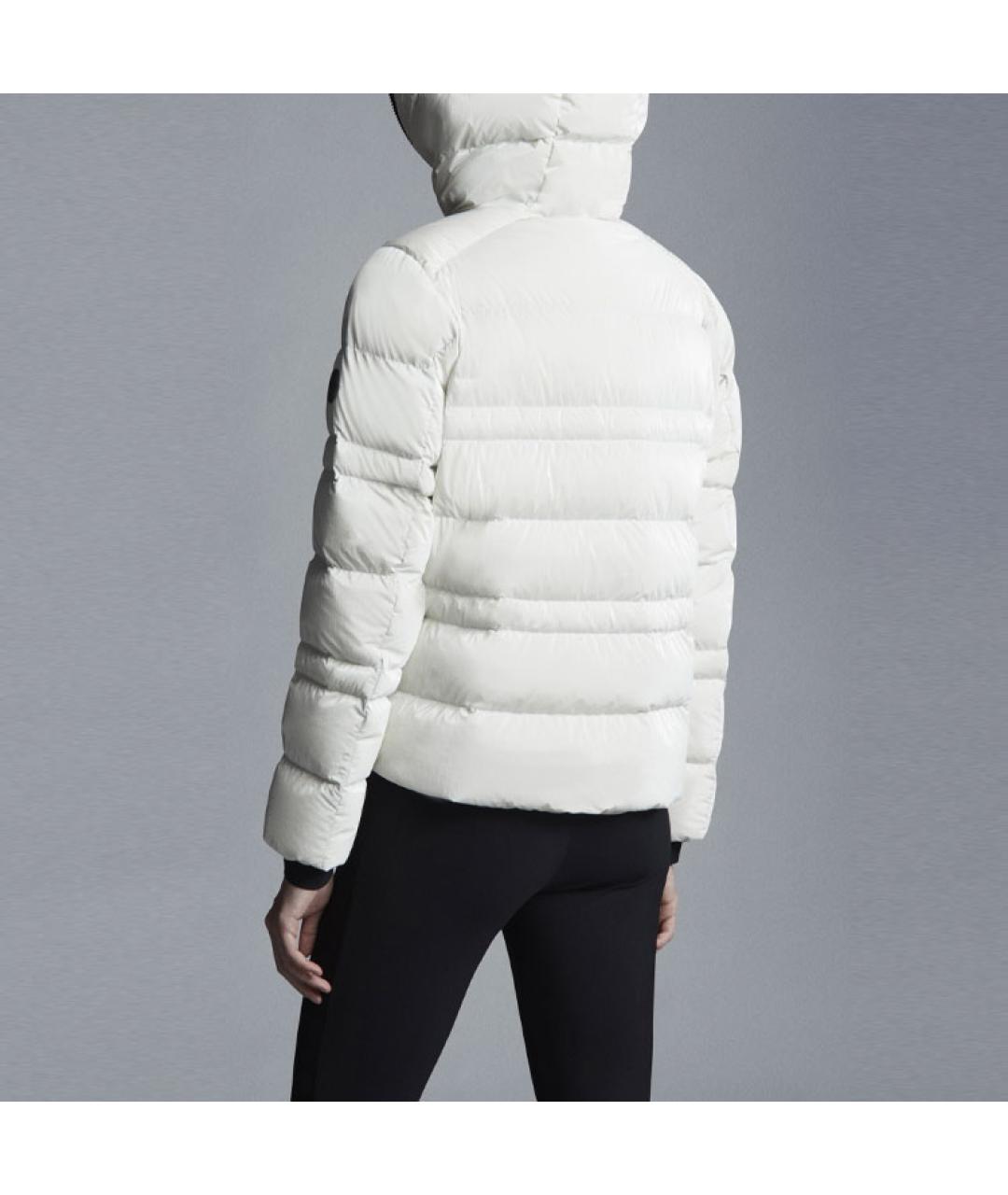 MONCLER Белый пуховик, фото 4