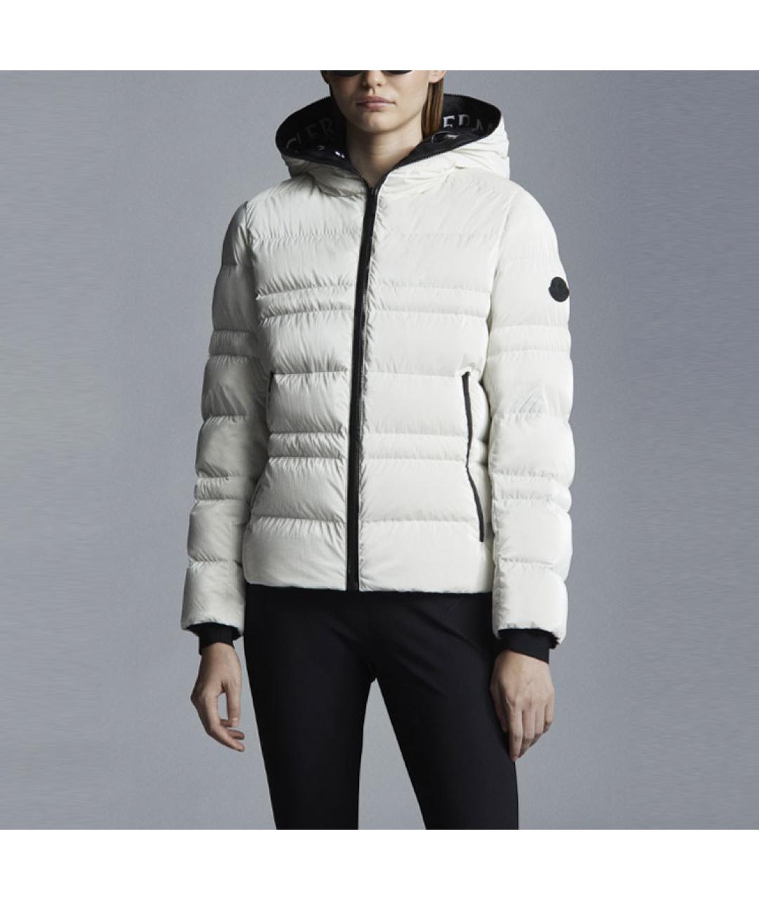 MONCLER Белый пуховик, фото 3