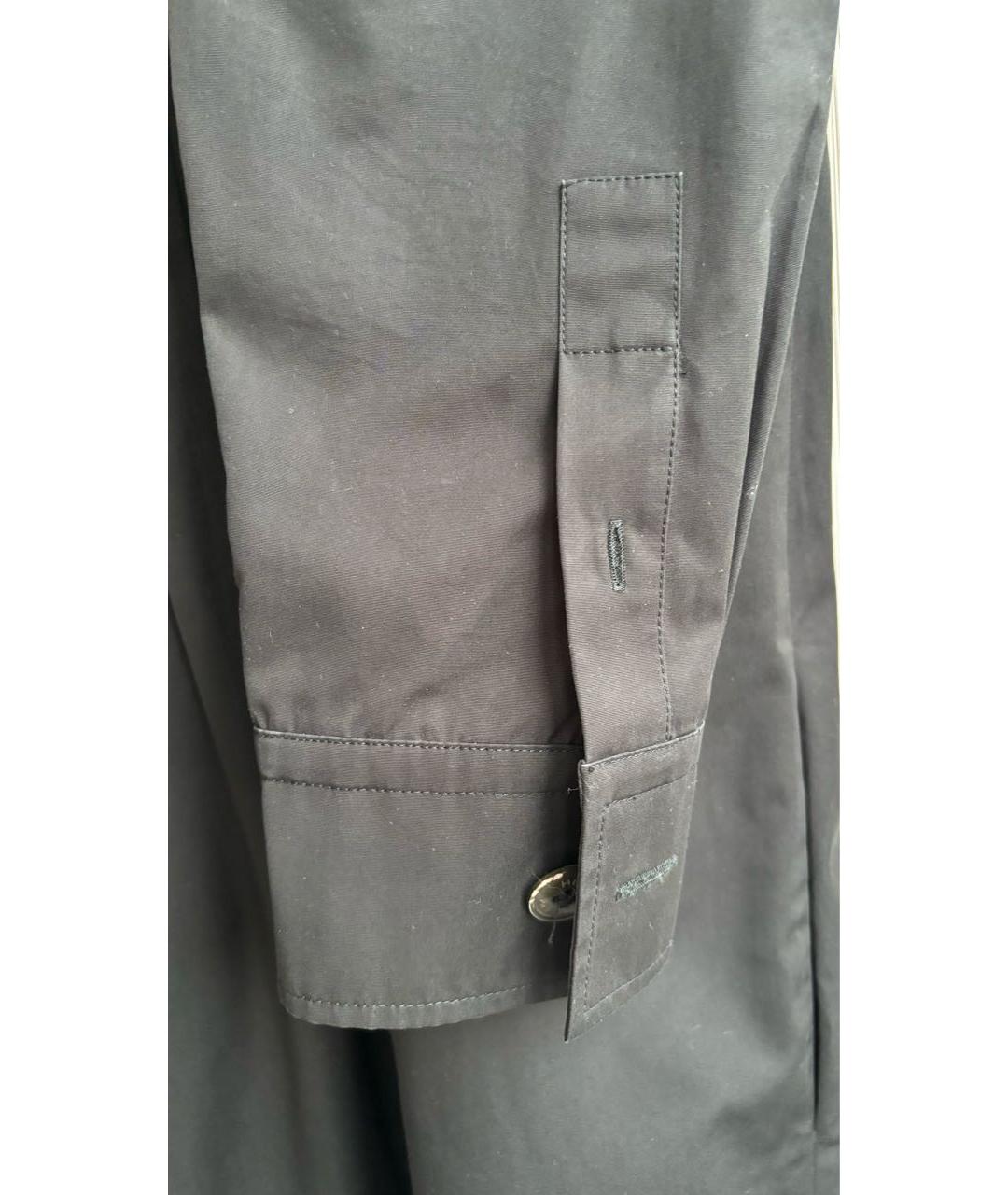 HERMES Черное хлопковое повседневное платье, фото 5