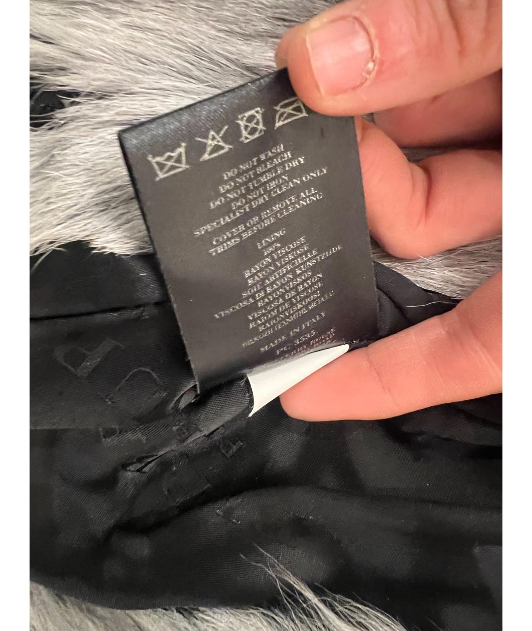 BURBERRY Серая шуба, фото 5