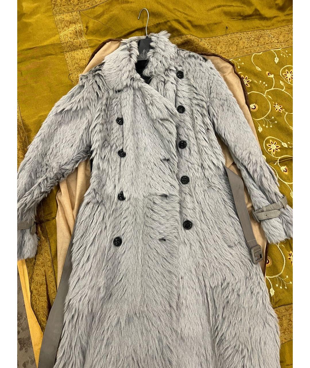 BURBERRY Серая шуба, фото 7