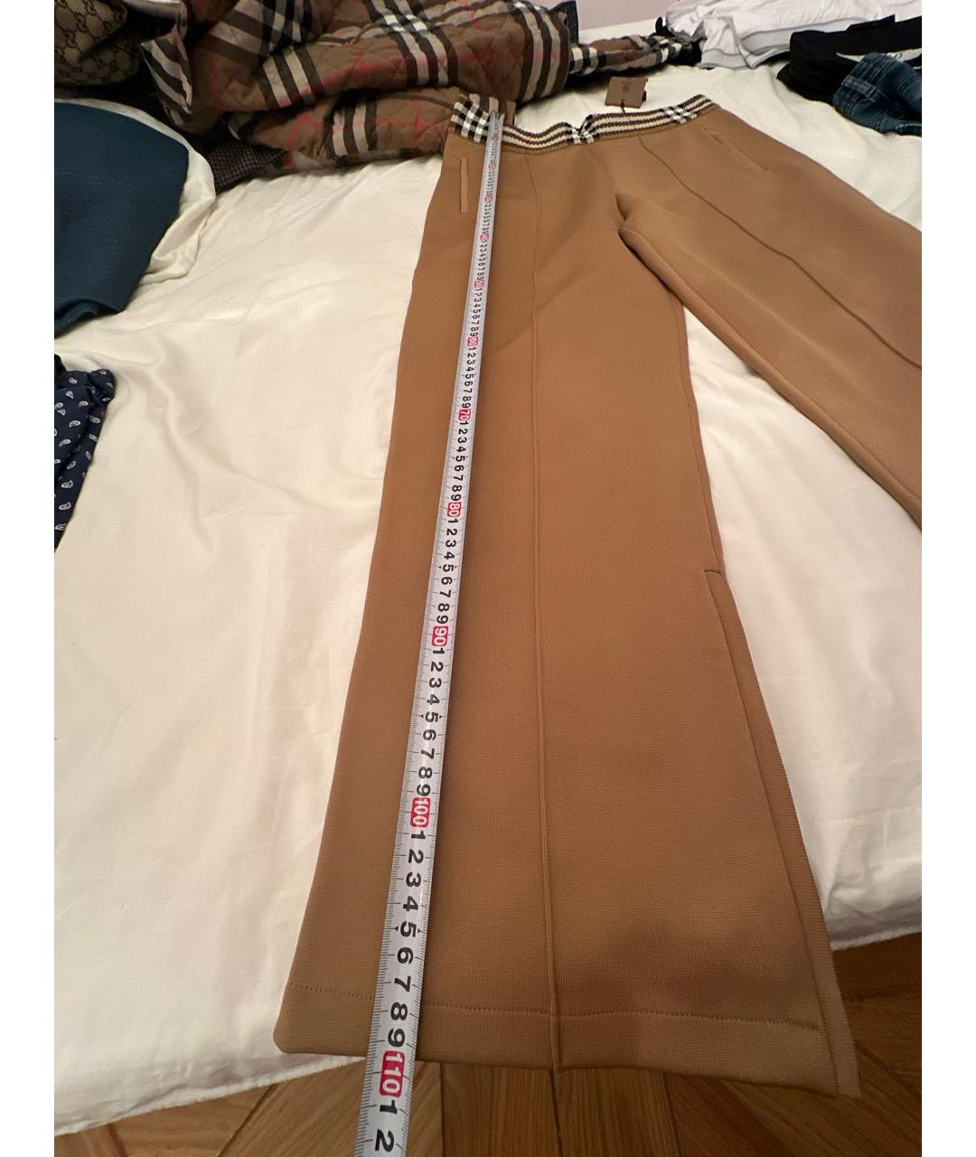 BURBERRY Коричневые повседневные брюки, фото 8