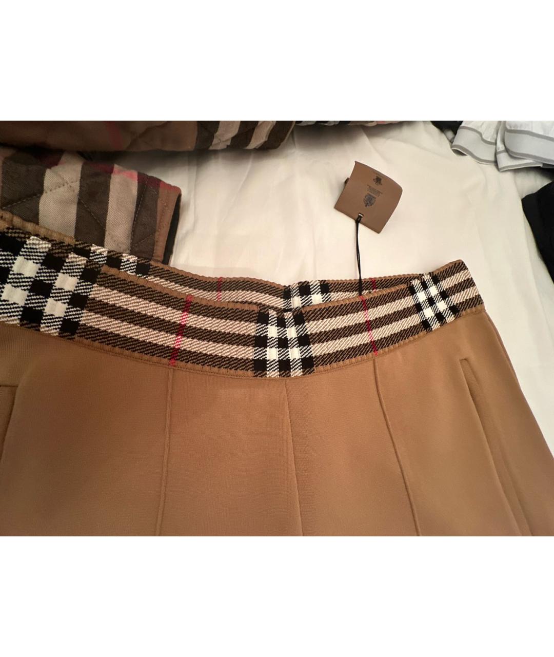 BURBERRY Коричневые повседневные брюки, фото 4