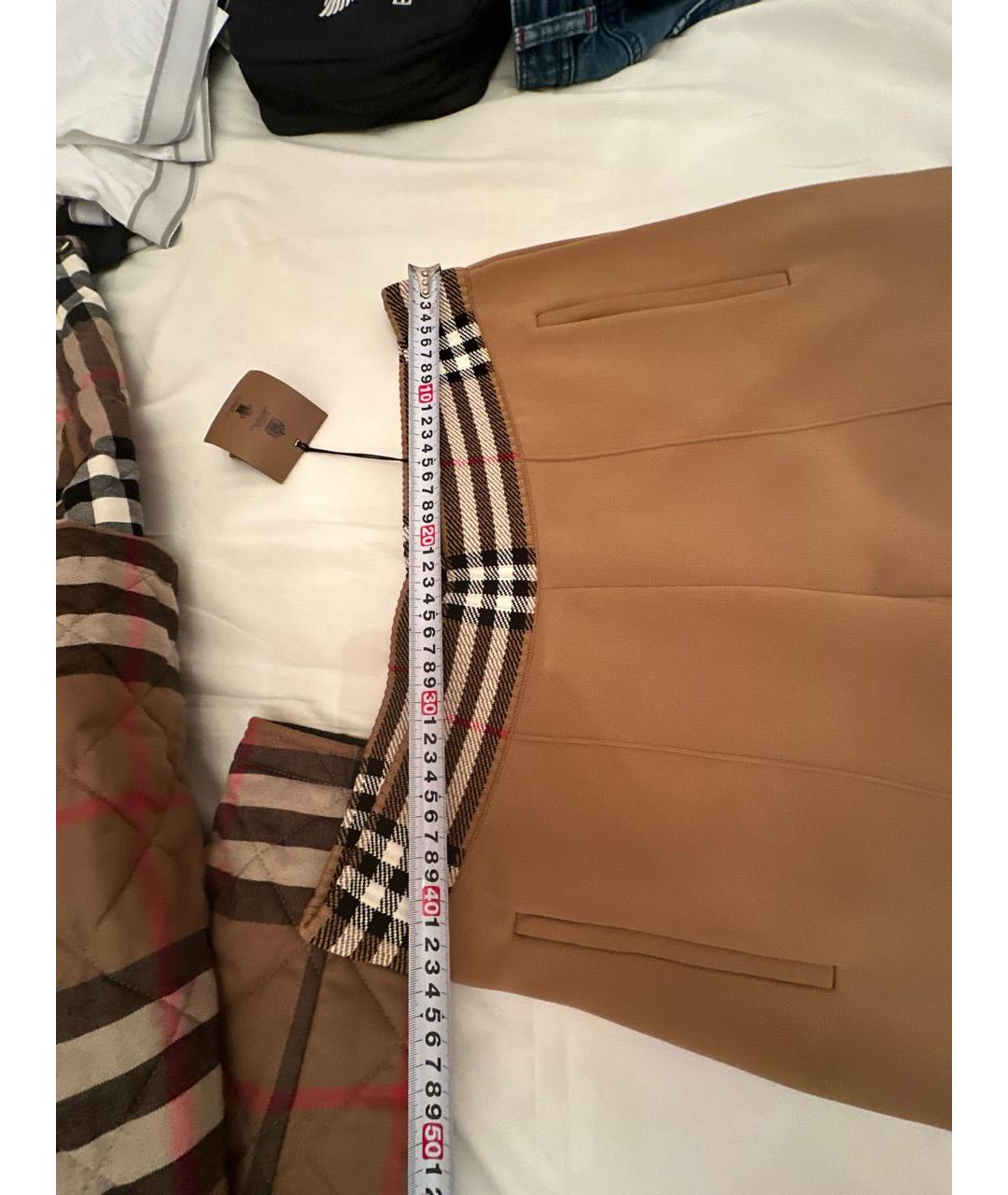 BURBERRY Коричневые повседневные брюки, фото 6