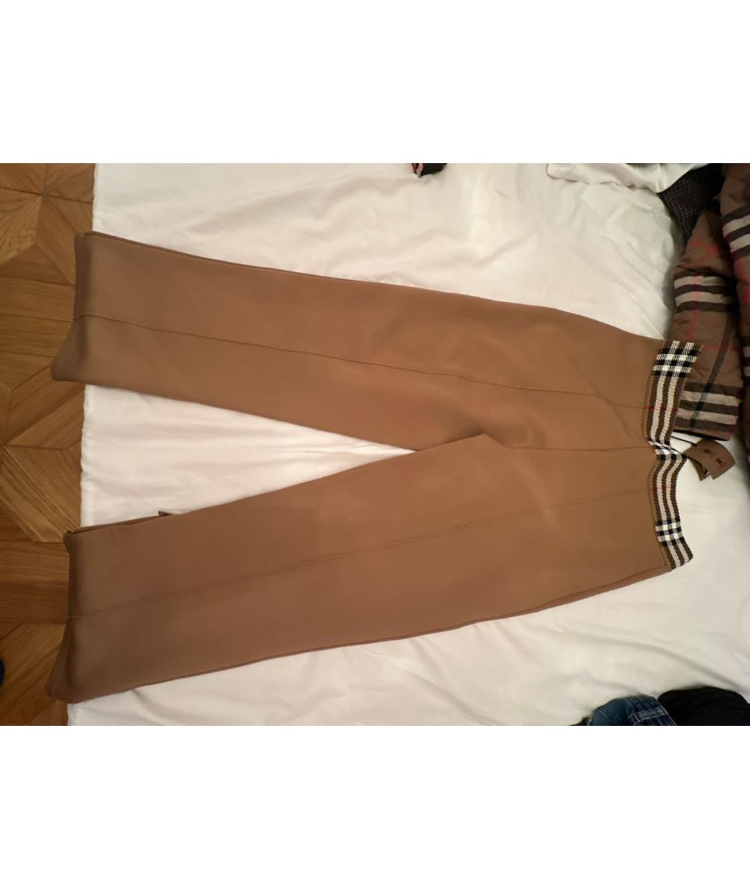 BURBERRY Коричневые повседневные брюки, фото 2