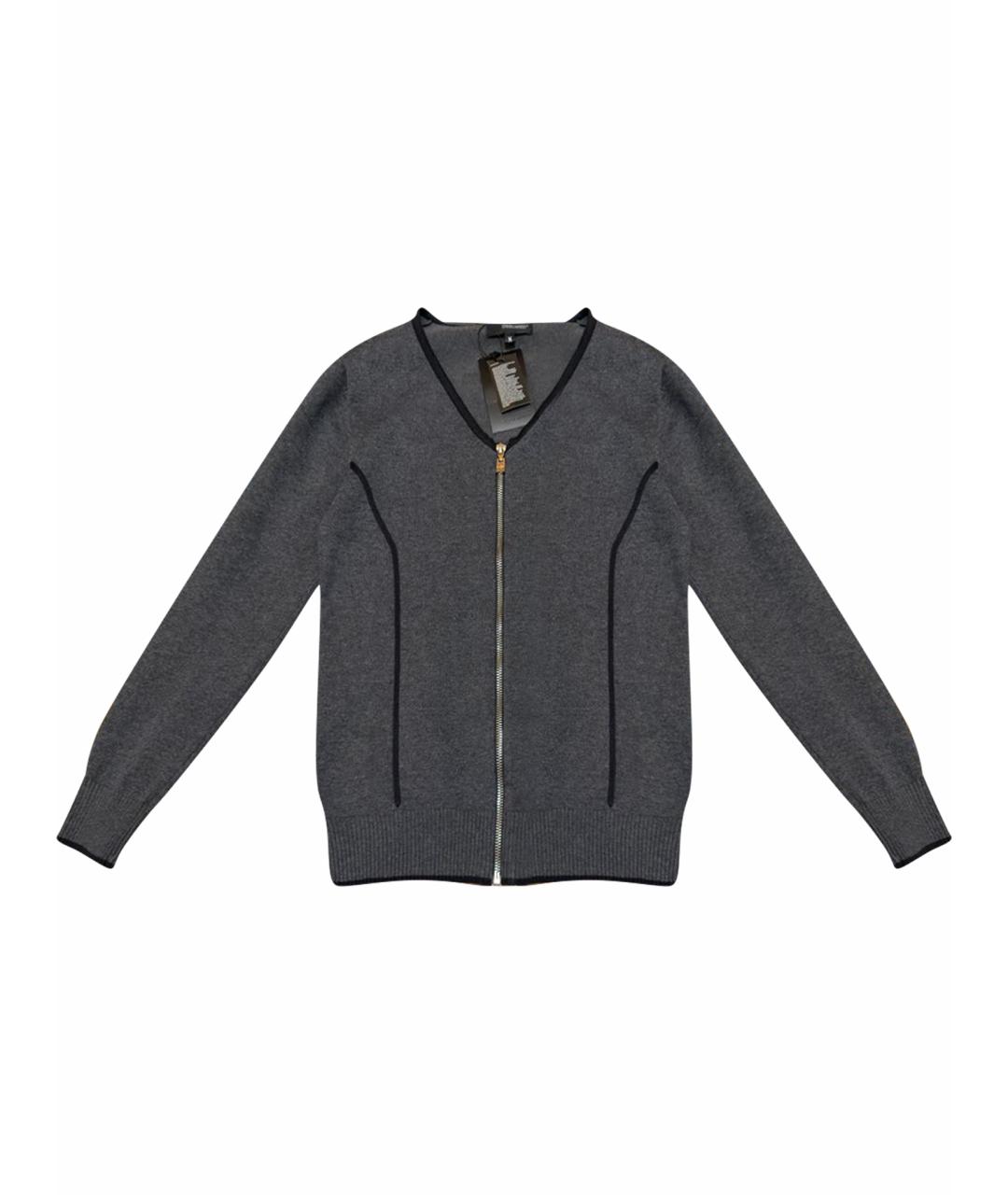 DSQUARED2 Антрацитовый хлопковый кардиган, фото 1