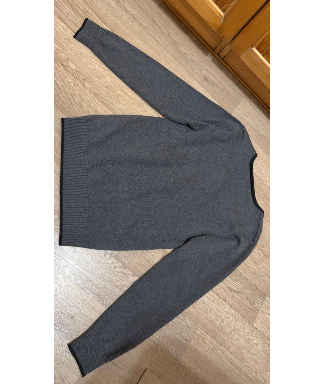 DSQUARED2 Антрацитовый хлопковый кардиган, фото 2