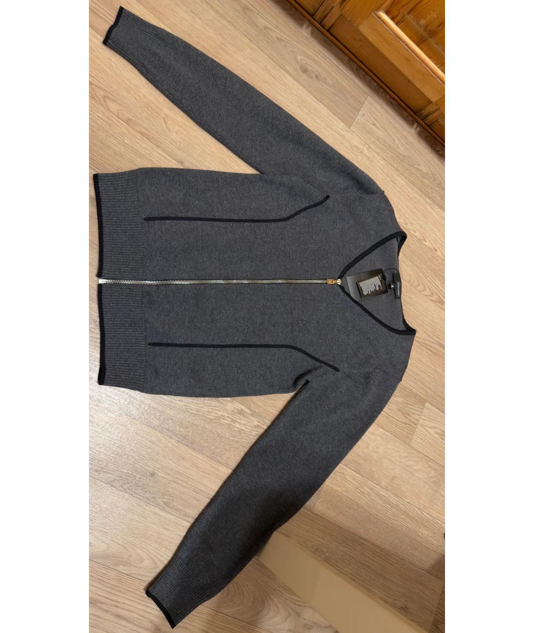 DSQUARED2 Антрацитовый хлопковый кардиган, фото 6