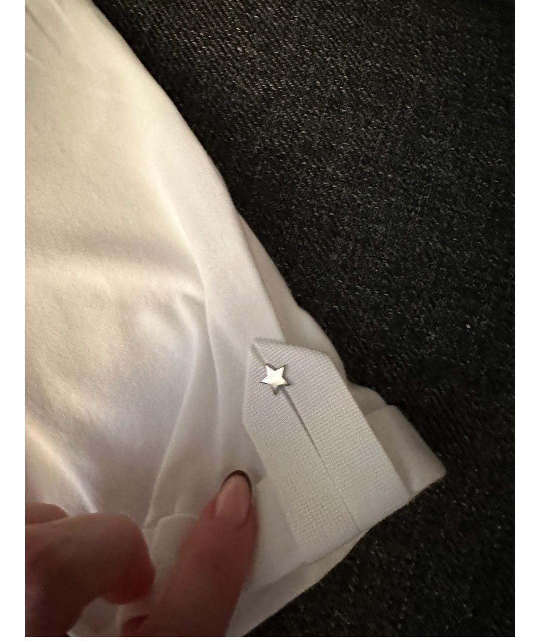 LORENA ANTONIAZZI Белая хлопковая футболка, фото 6