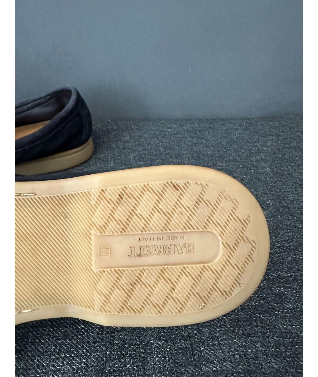 BARRETT Антрацитовые замшевые лоферы, фото 5