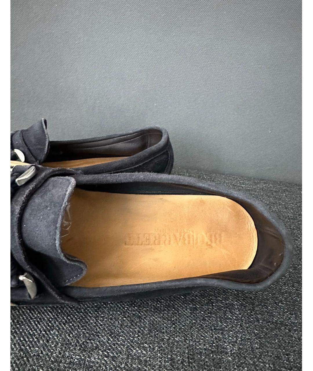 BARRETT Антрацитовые замшевые лоферы, фото 3