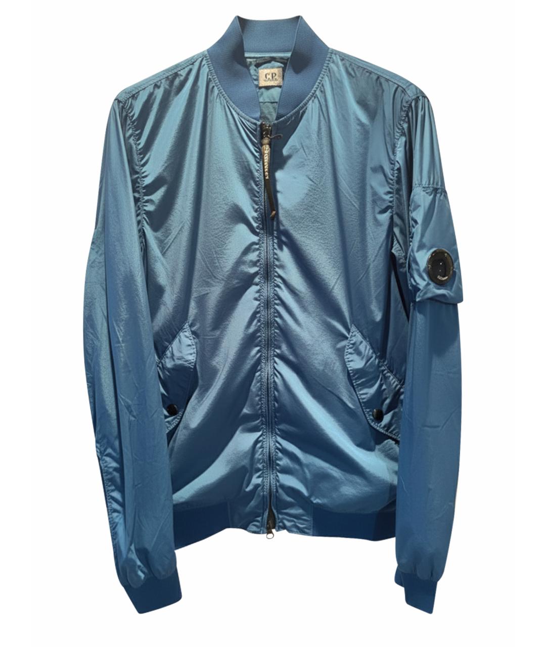 CP COMPANY Голубая синтетическая куртка, фото 1