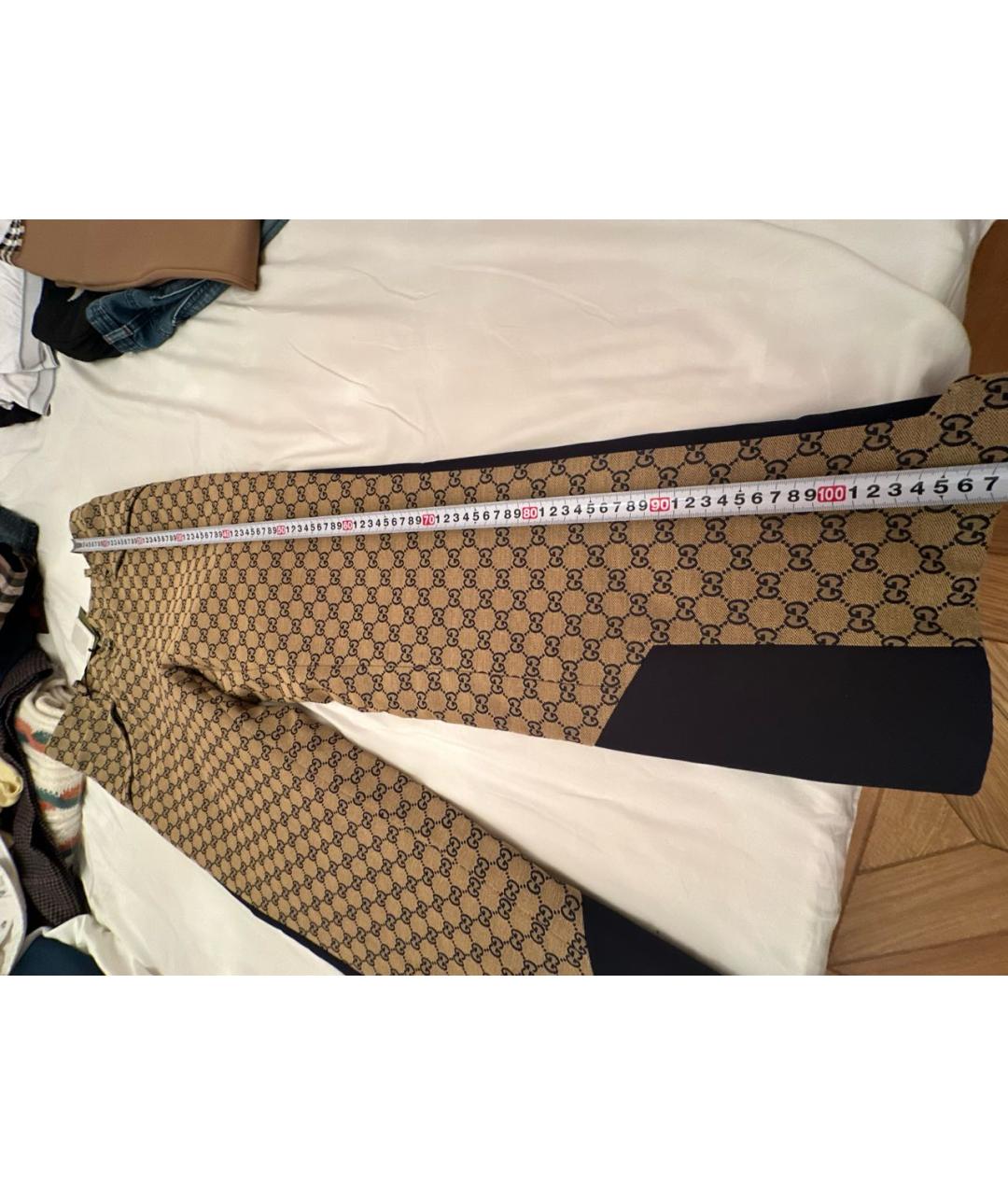 GUCCI Бежевые повседневные брюки, фото 7