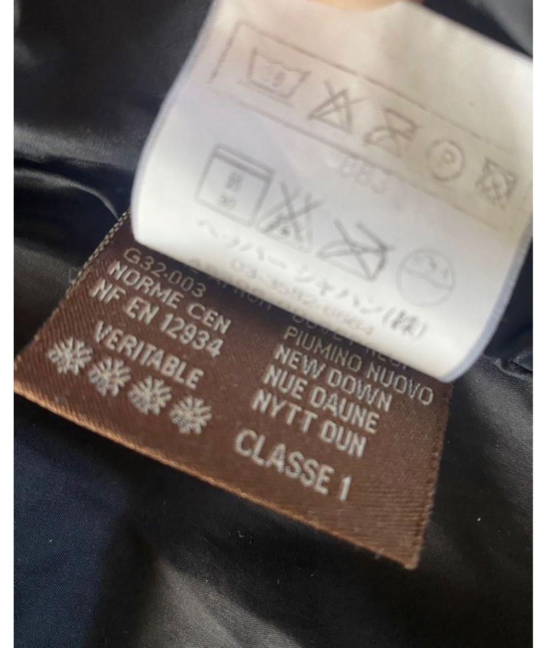 MONCLER Черный полиэстеровый жилет, фото 6