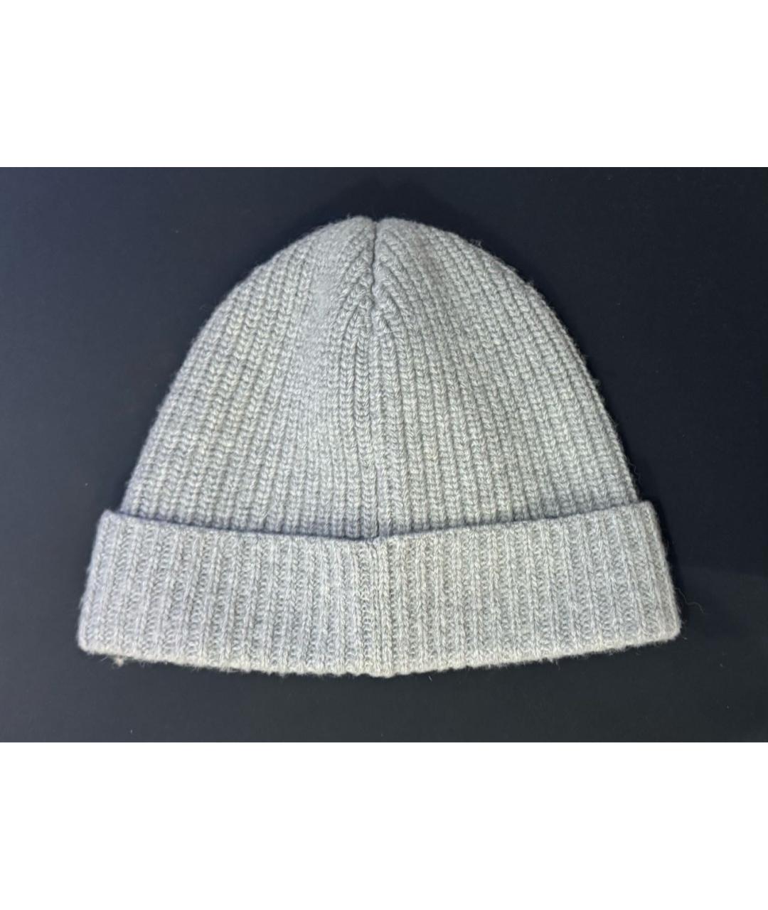 CELINE Серая шерстяная шапка, фото 2