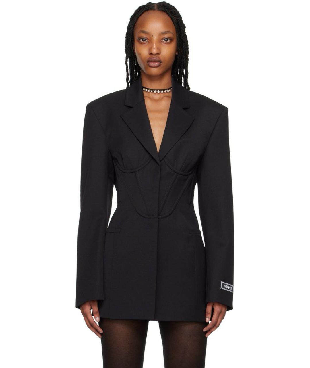 VERSACE Черный костюм с брюками, фото 7