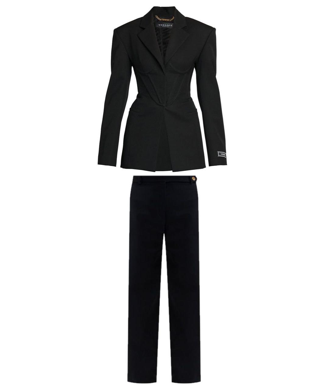 VERSACE Черный костюм с брюками, фото 1