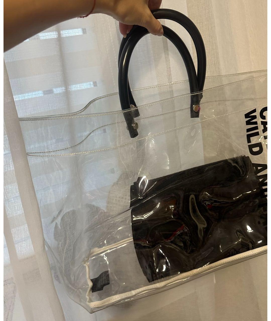 DSQUARED2 Черная пляжная сумка, фото 4