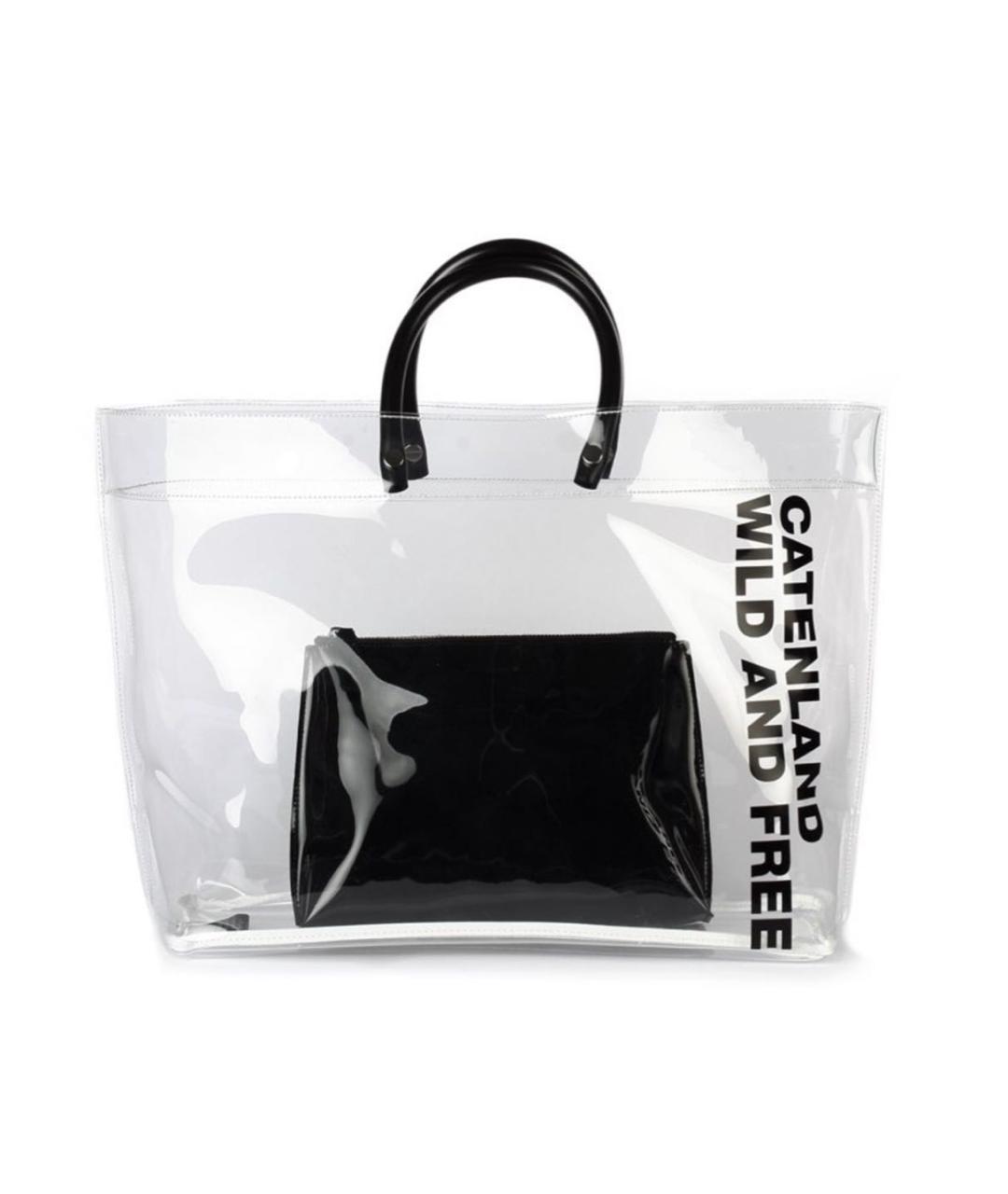 DSQUARED2 Черная пляжная сумка, фото 5