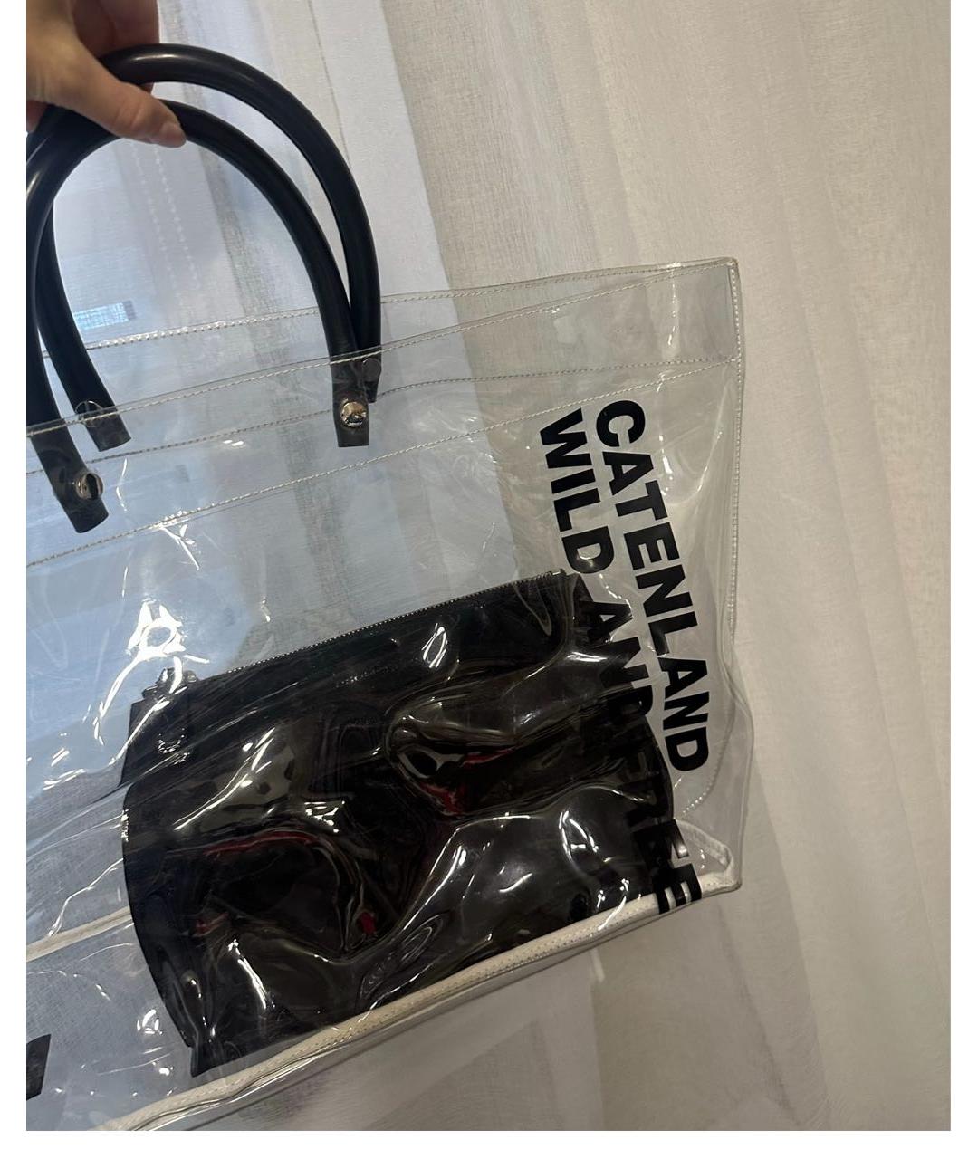 DSQUARED2 Черная пляжная сумка, фото 3