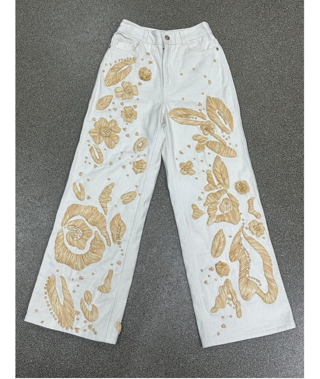 CULT GAIA Мульти хлопковые прямые джинсы, фото 3