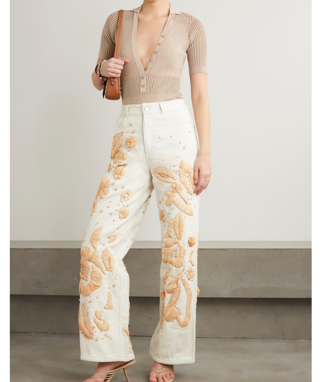 CULT GAIA Мульти хлопковые прямые джинсы, фото 2