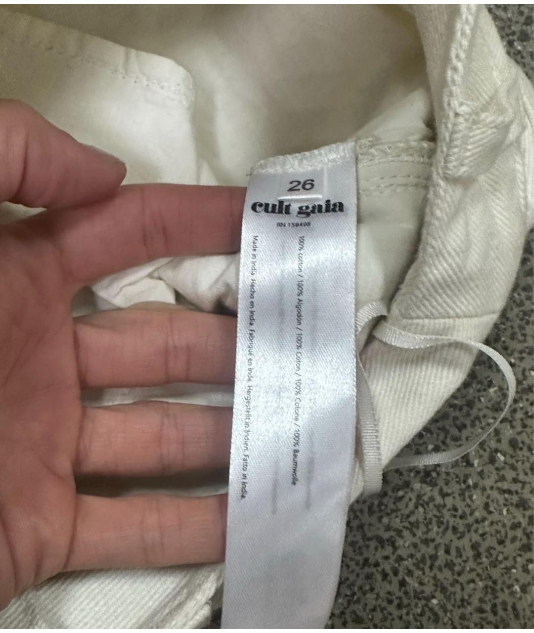 CULT GAIA Мульти хлопковые прямые джинсы, фото 6