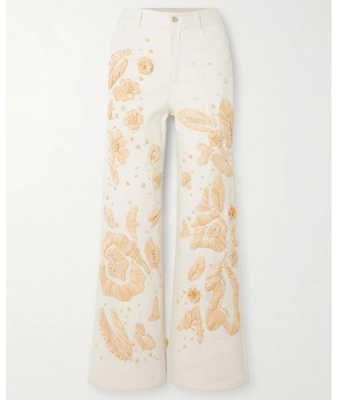 CULT GAIA Мульти хлопковые прямые джинсы, фото 8