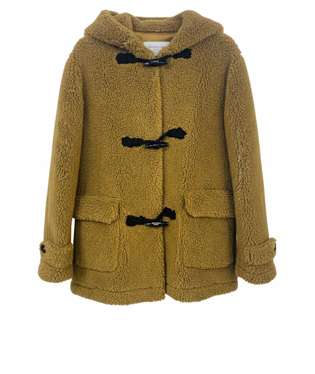 ERMANNO FIRENZE Бежевое меховое пальто, фото 1