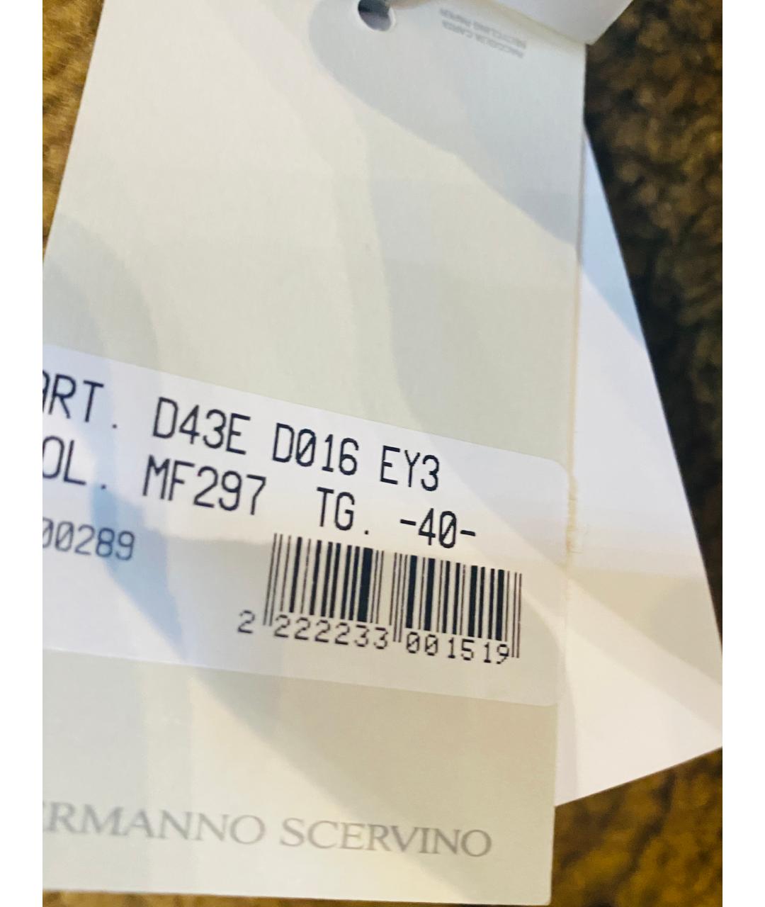 ERMANNO FIRENZE Бежевое меховое пальто, фото 4