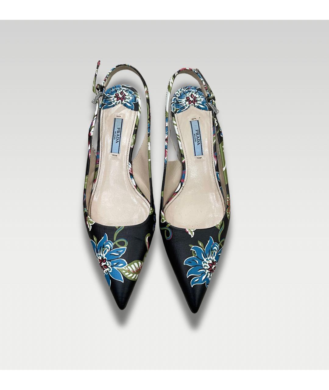 PRADA Мульти кожаные туфли, фото 2